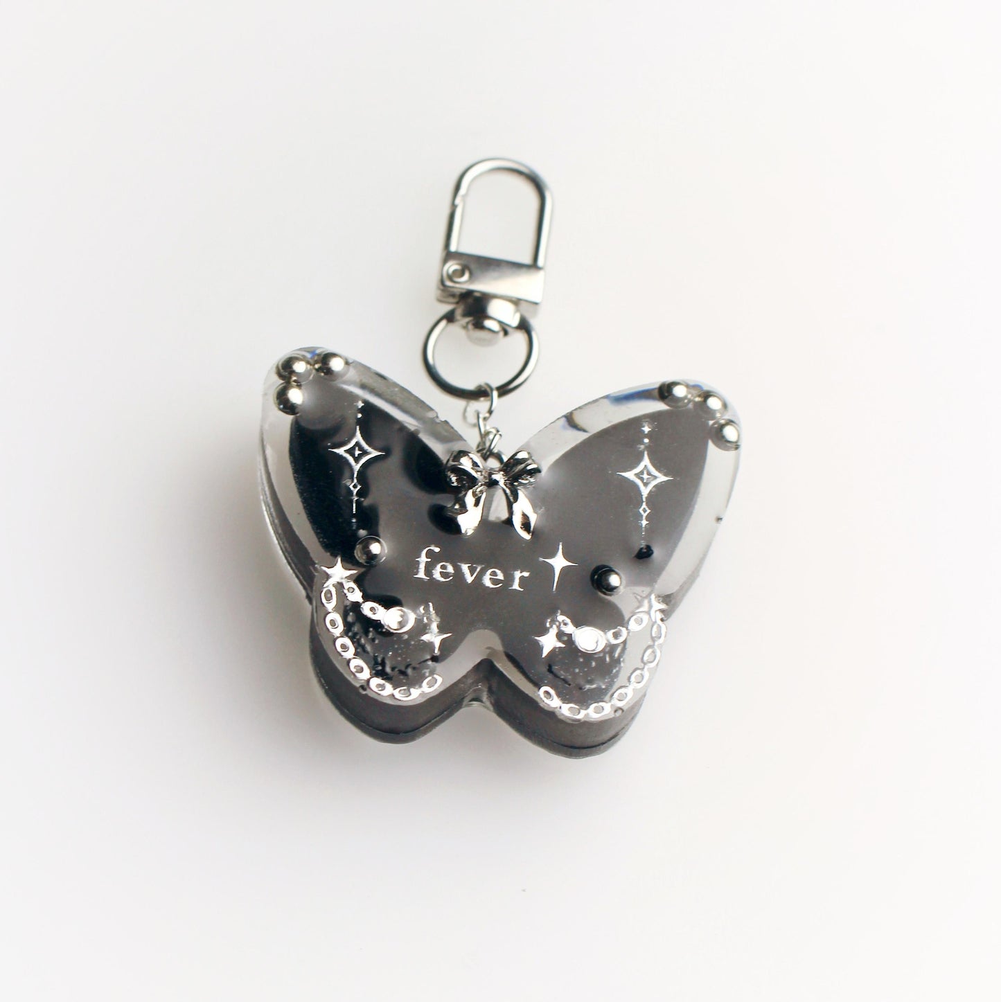 "Fever" butterfly keychain