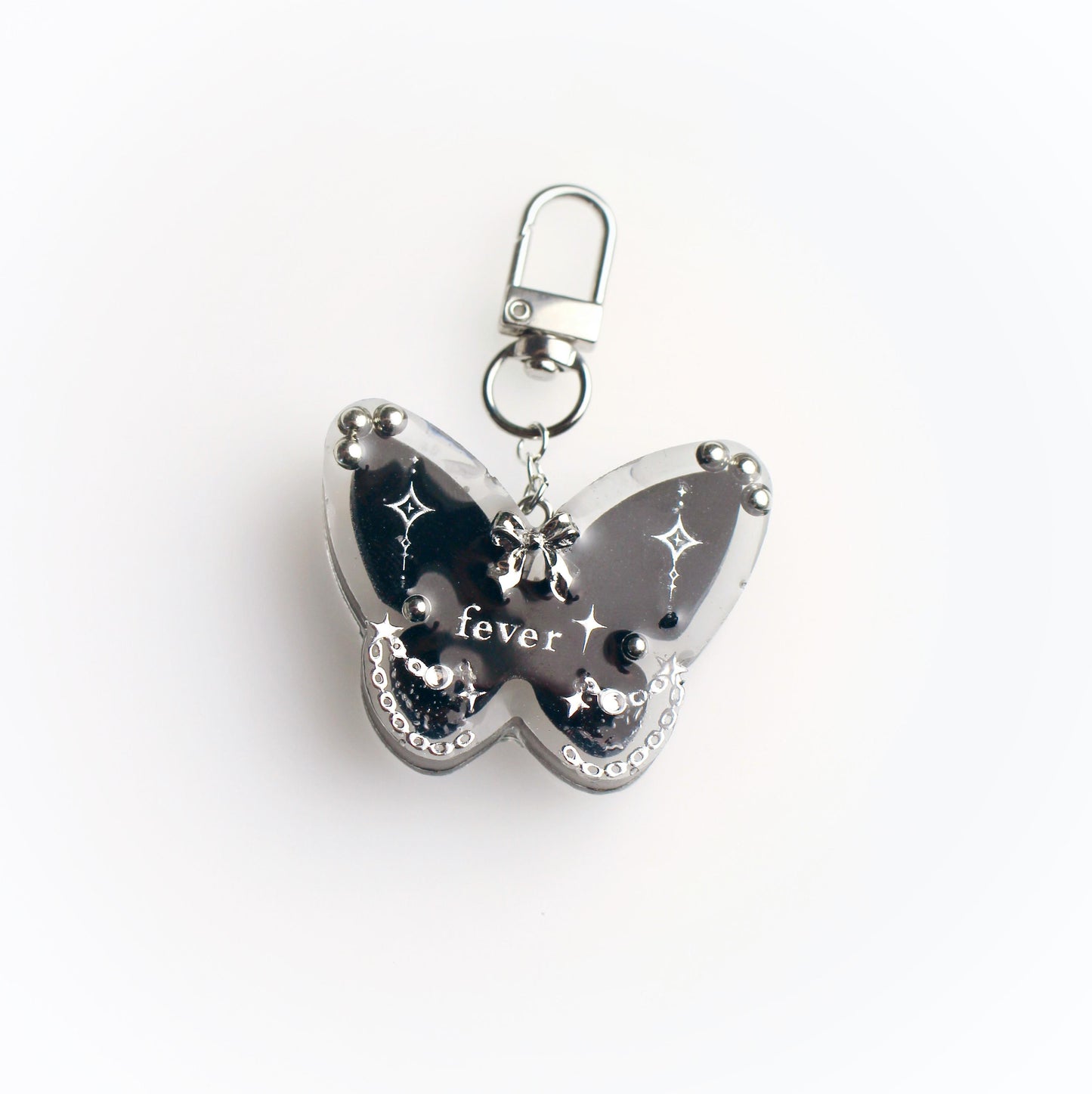 "Fever" butterfly keychain