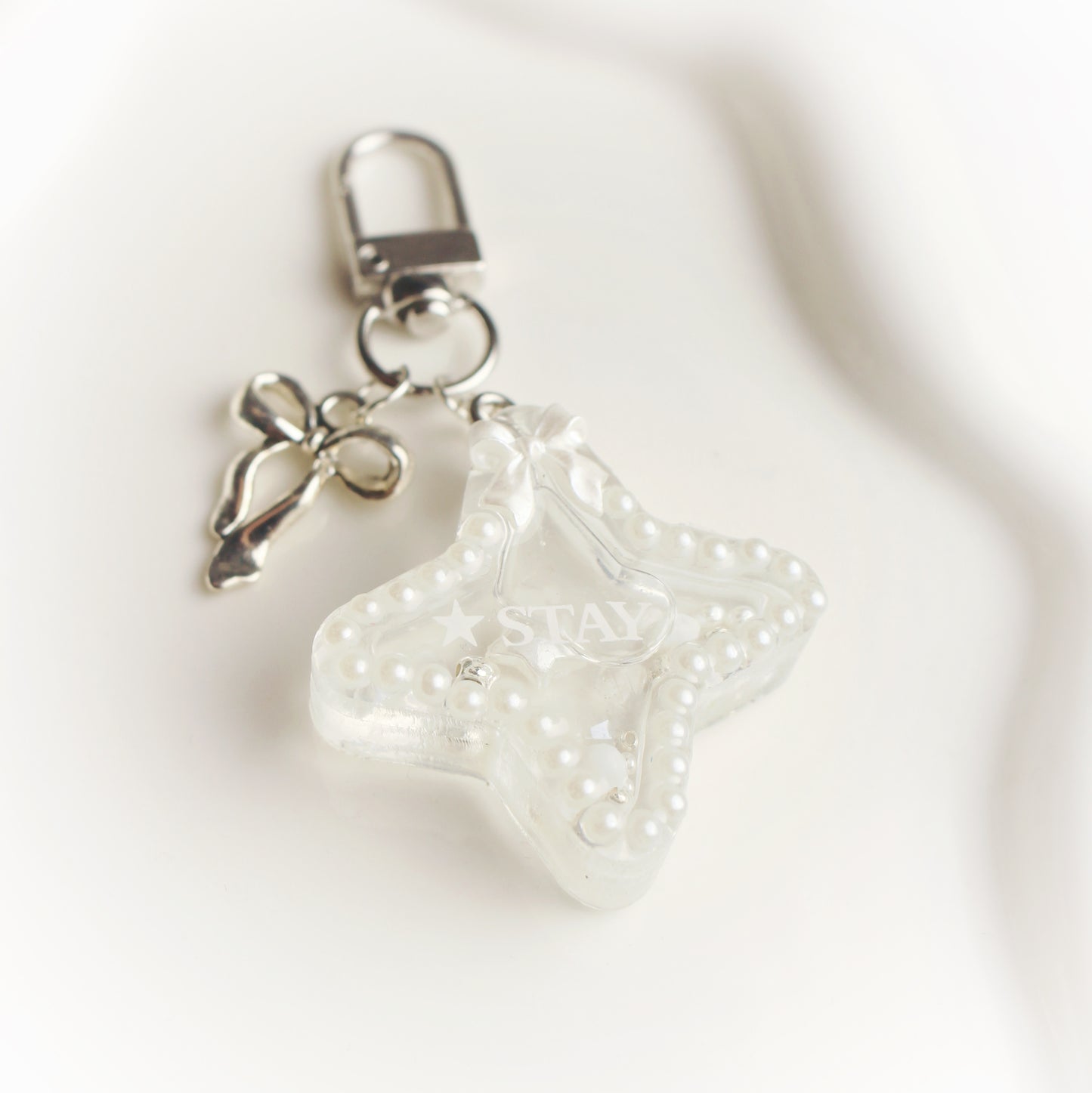 “Stay” star keychain