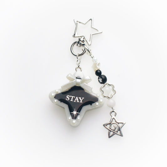 "Stay" star keychain
