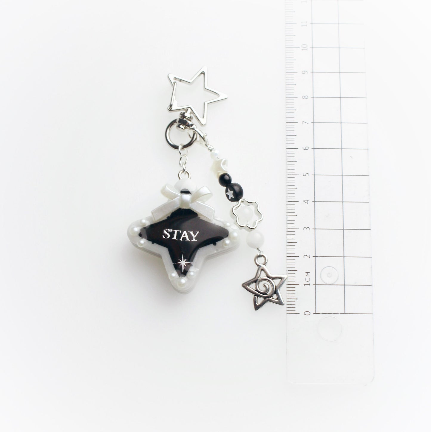 "Stay" star keychain