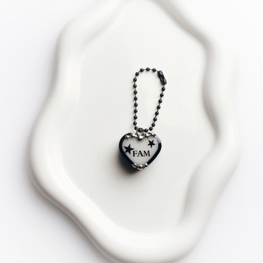 "FAM" mini keychain