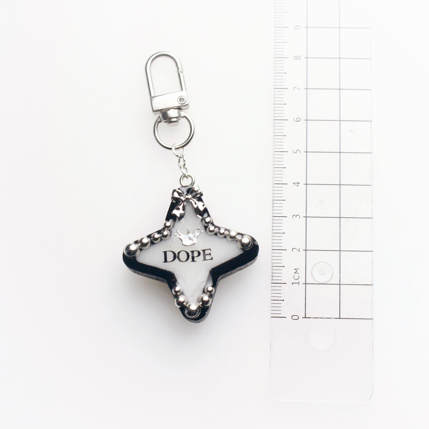 "Dope" star keychain