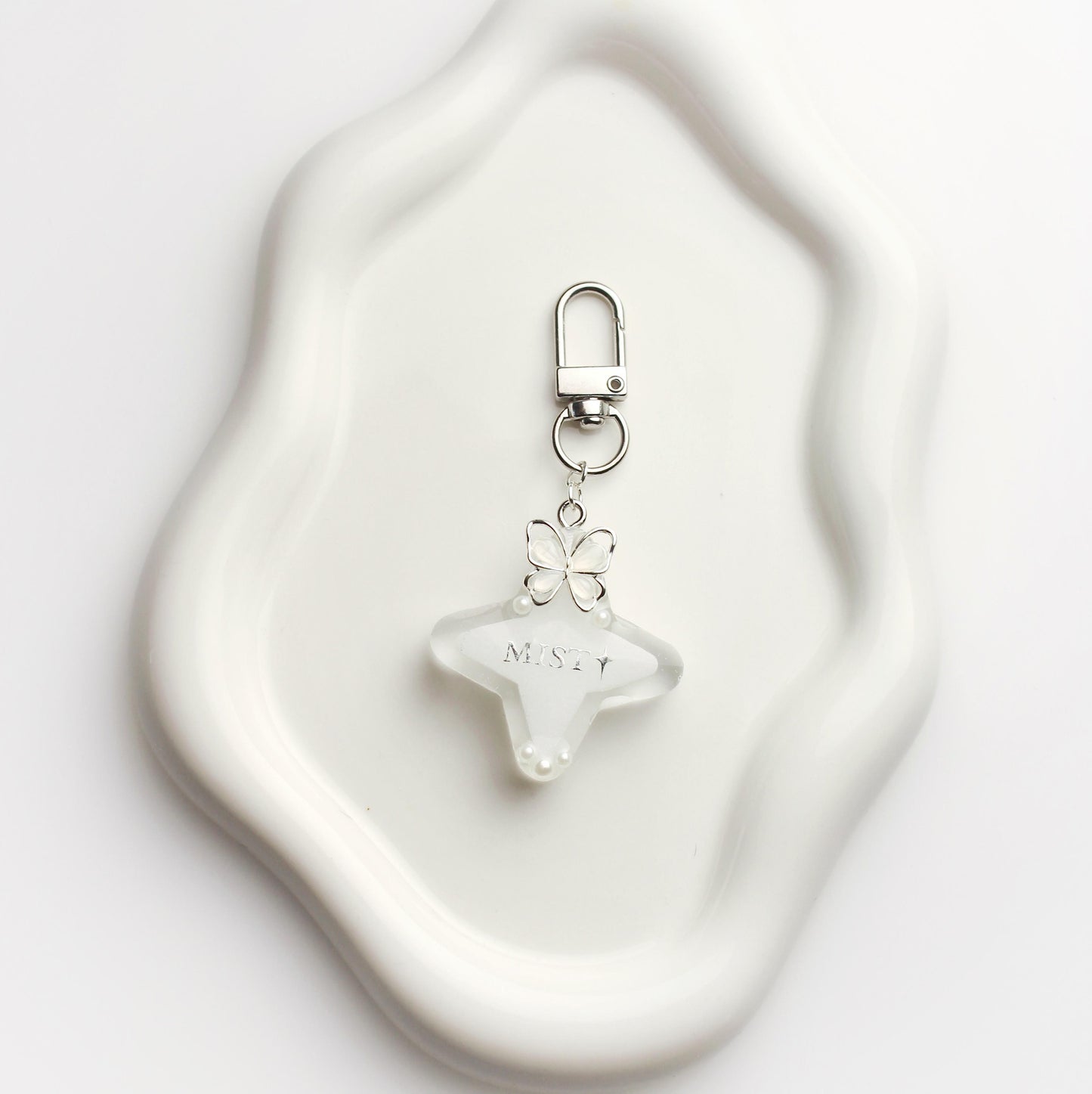 "Mist" star keychain