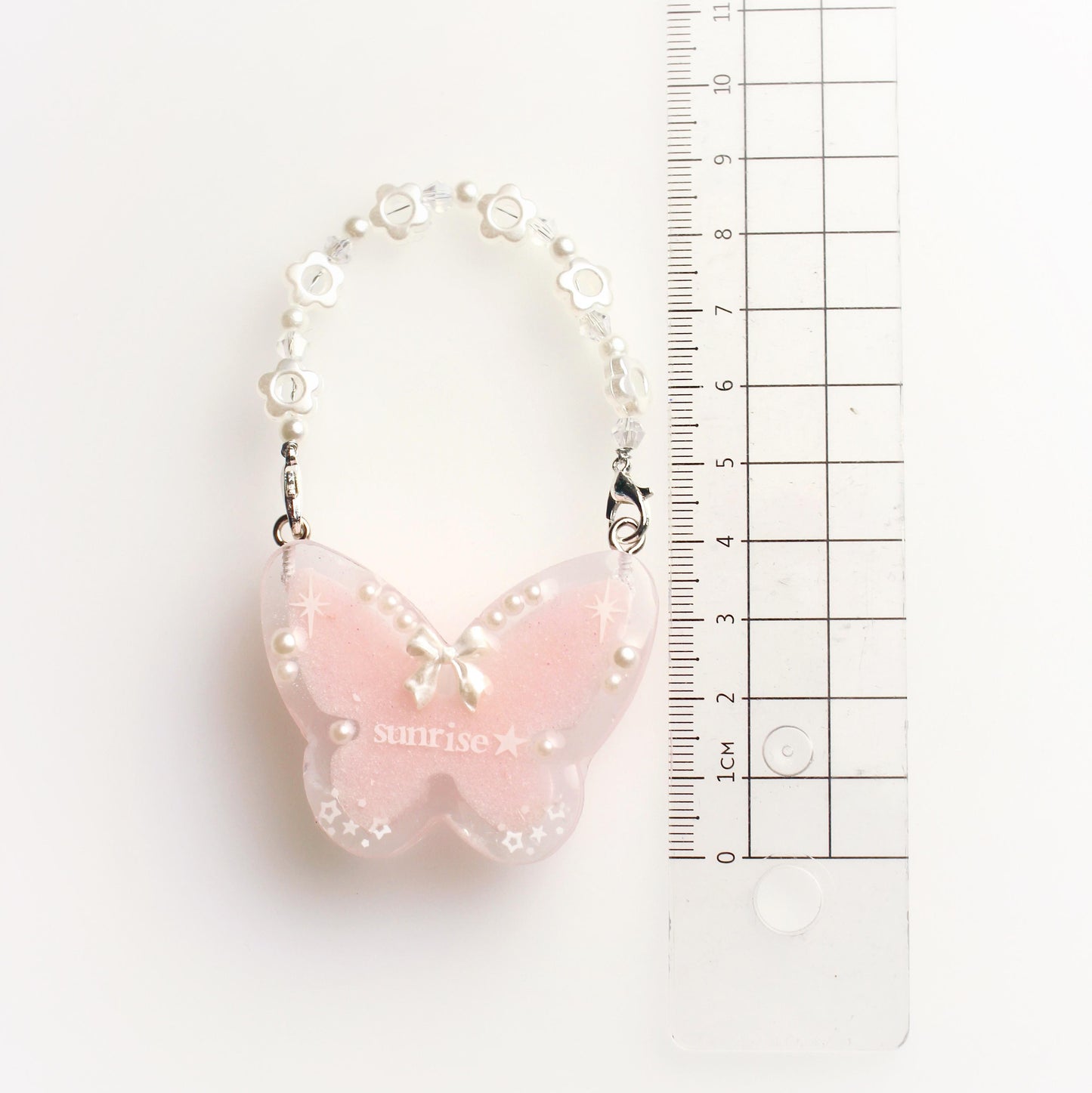 "Sunrise" butterfly keychain