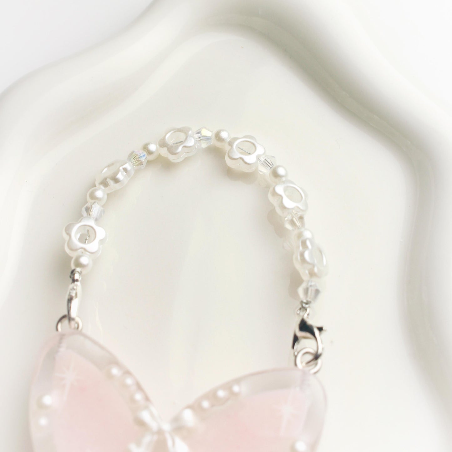 "Sunrise" butterfly keychain