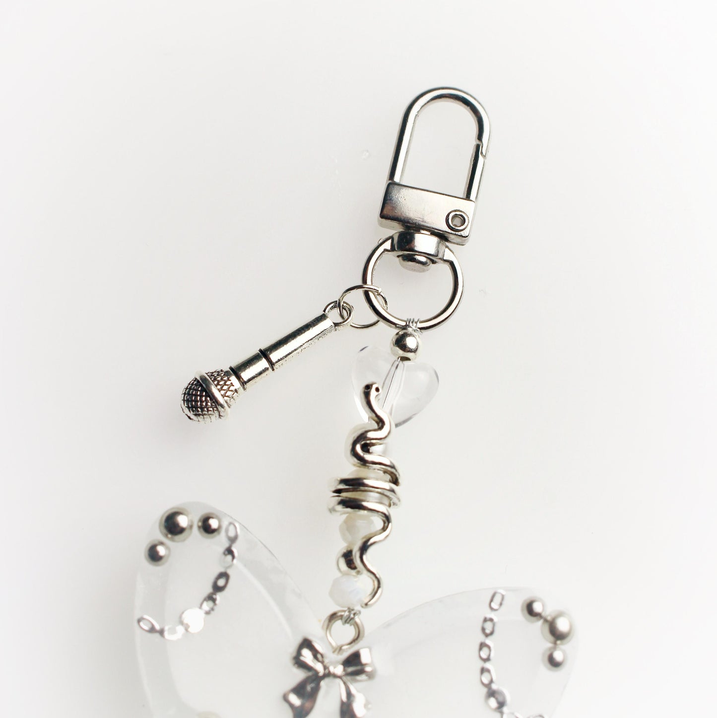 "NO1" butterfly keychain