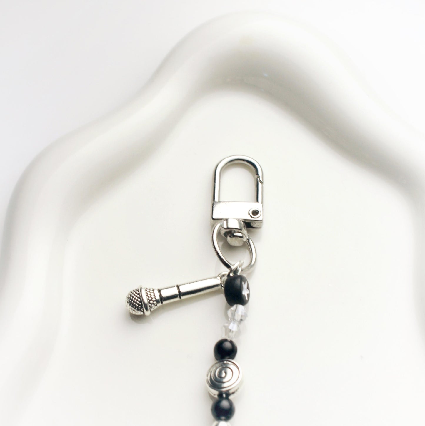 "NO1" butterfly keychain