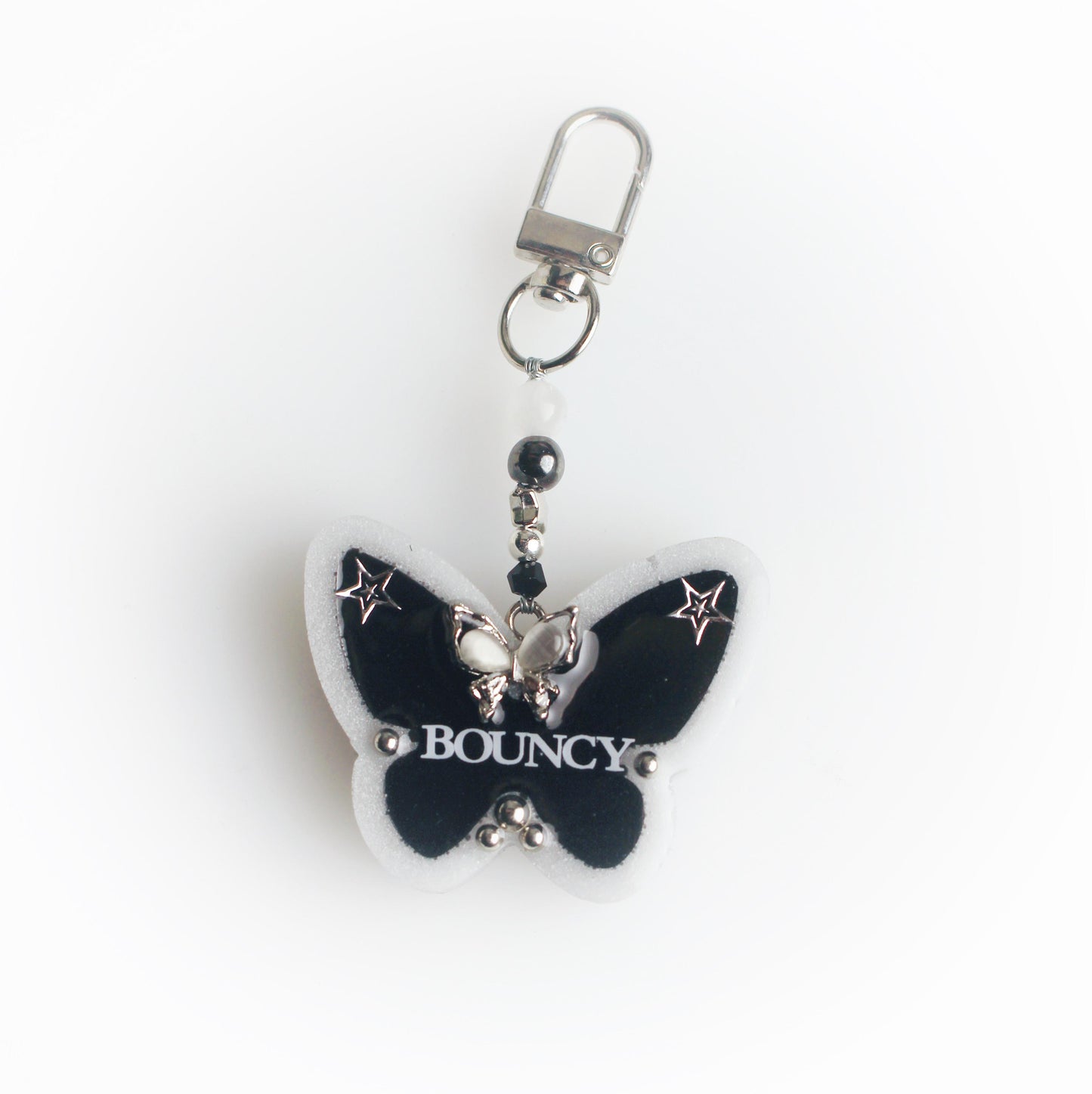 "Bouncy" butterfly keychain