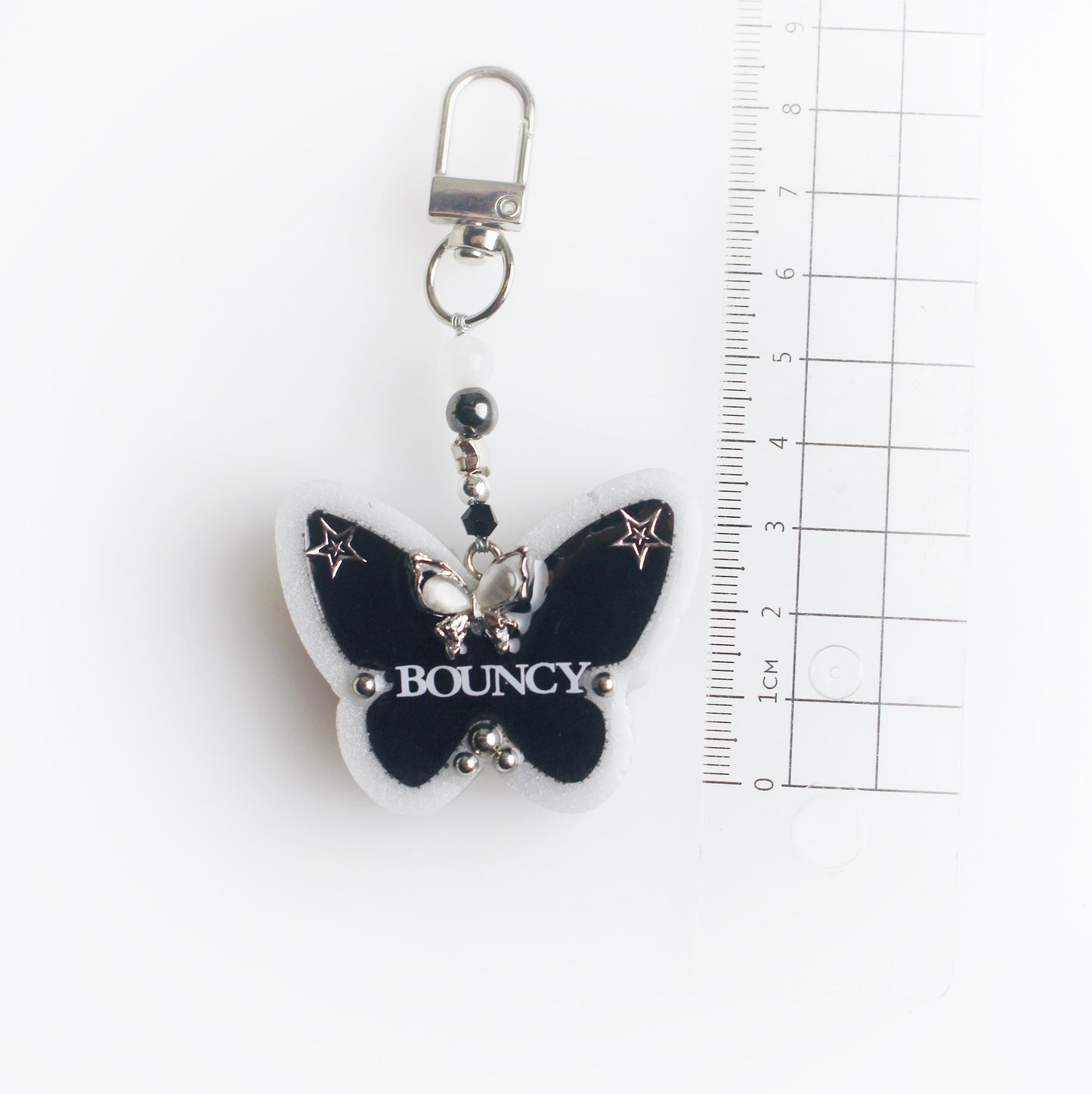 "Bouncy" butterfly keychain