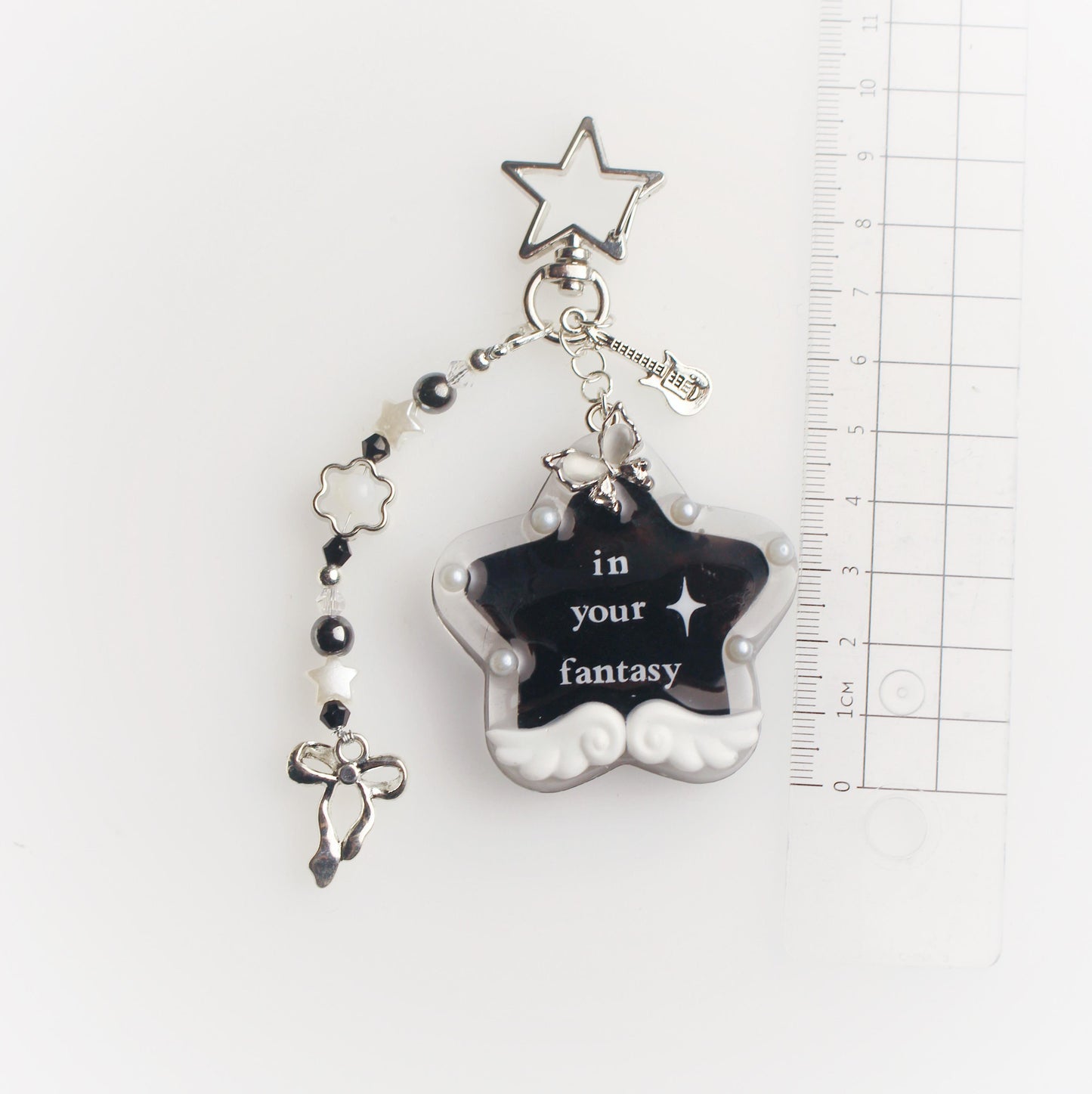 "In your fantasy" star keychain