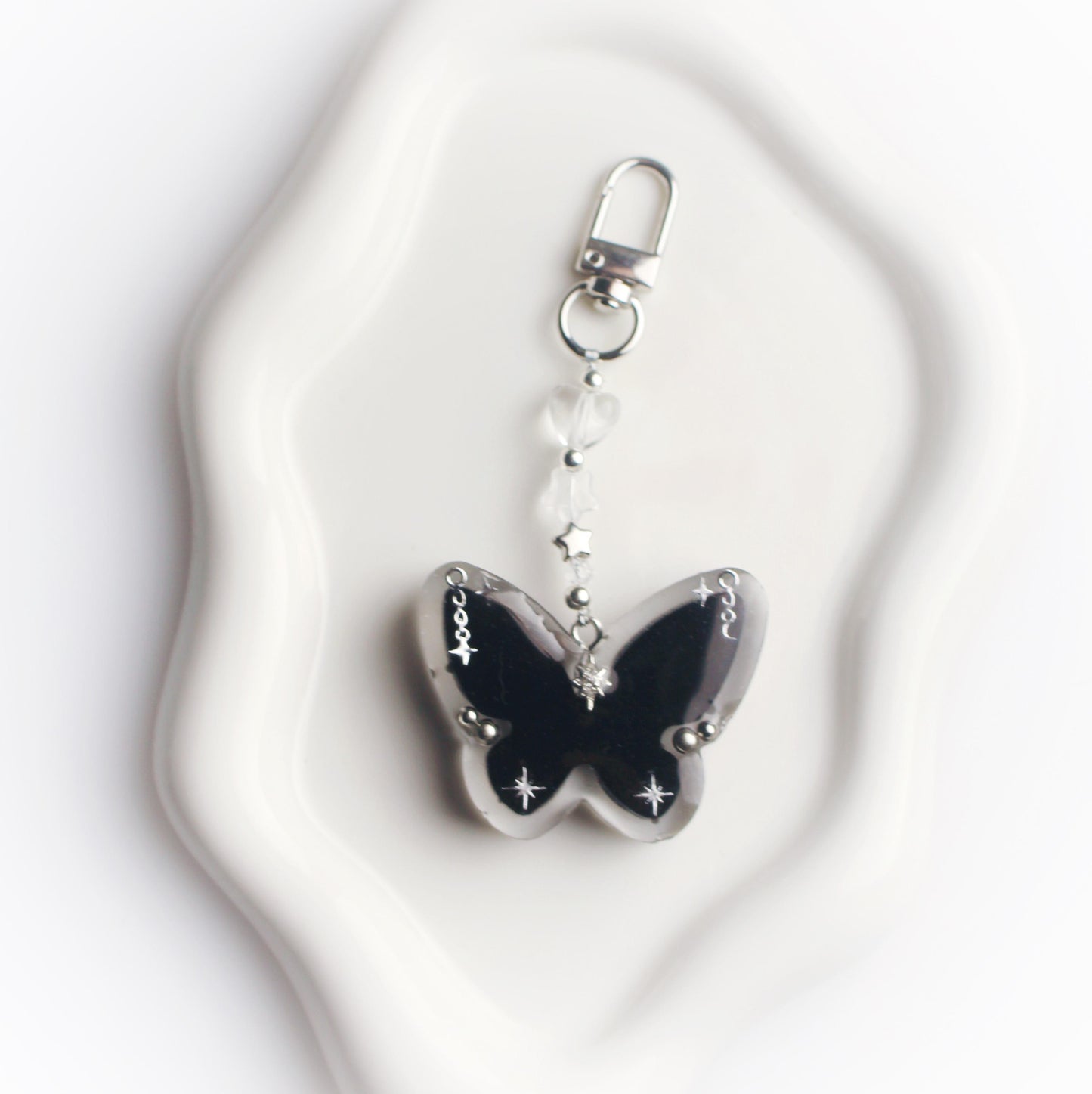 Custom butterfly keychain
