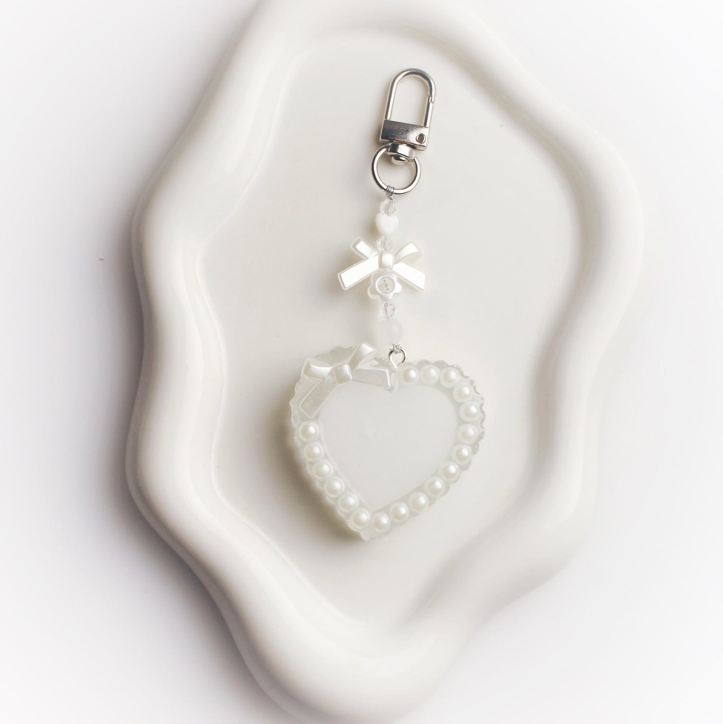 Custom heart keychain