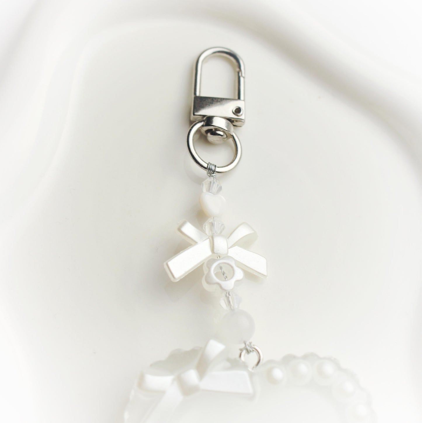 Custom heart keychain