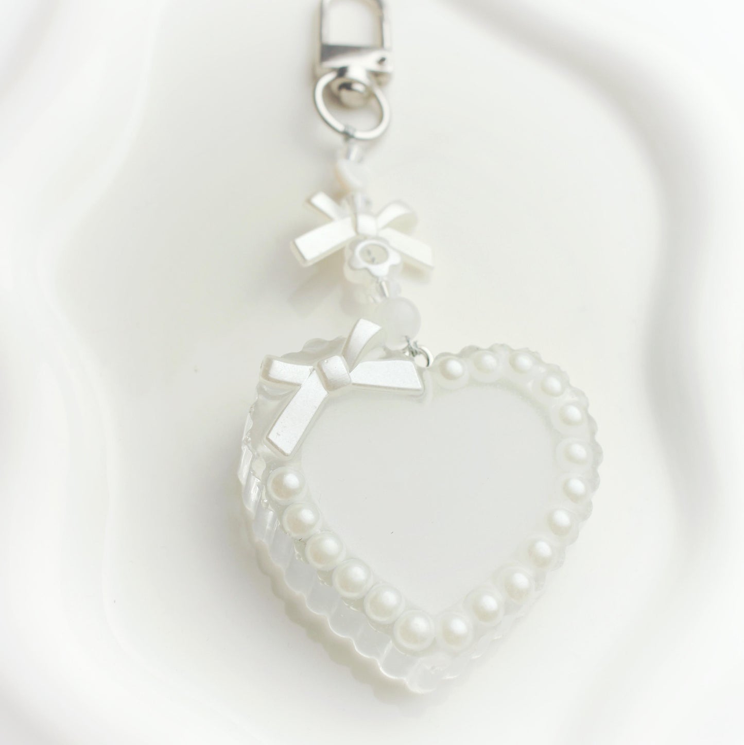 Custom heart keychain