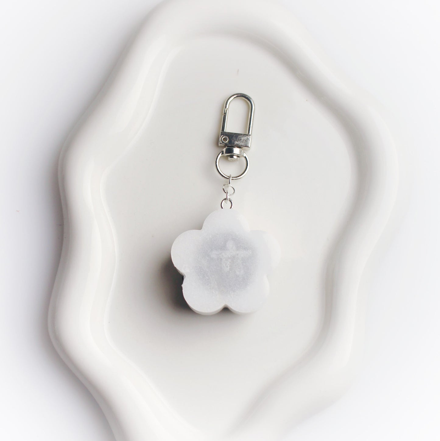 Custom flower keychain