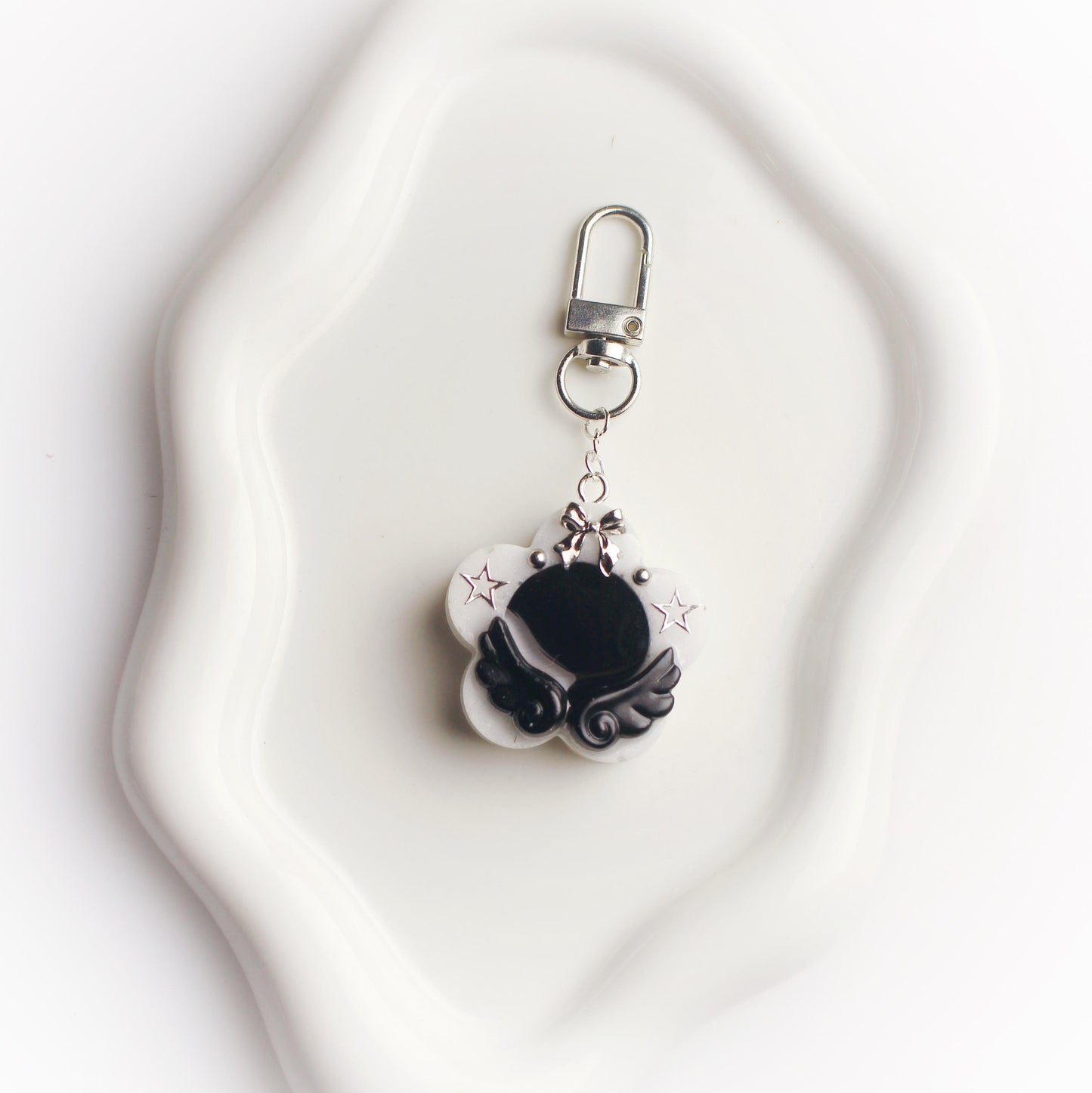 Custom flower keychain