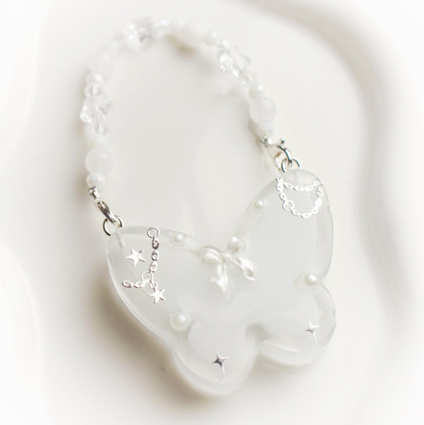 Custom butterfly keychain