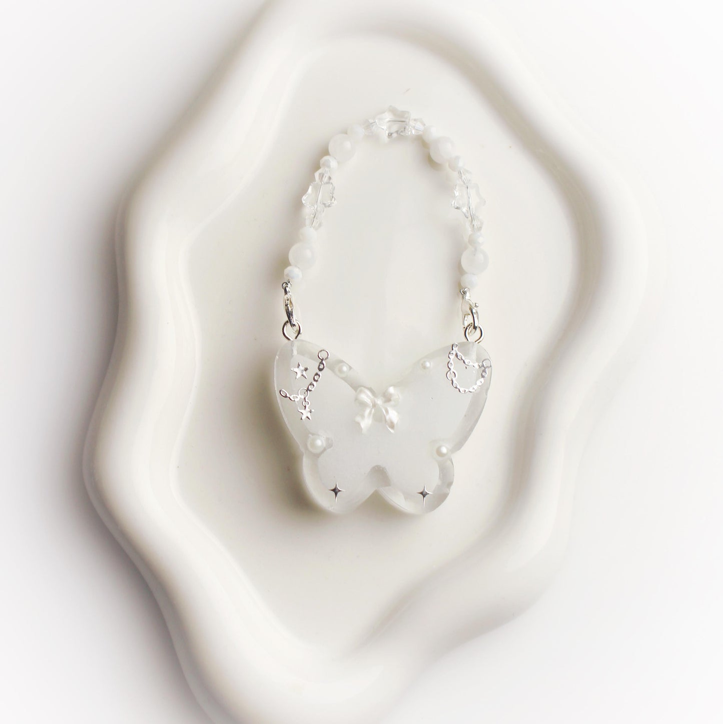 Custom butterfly keychain