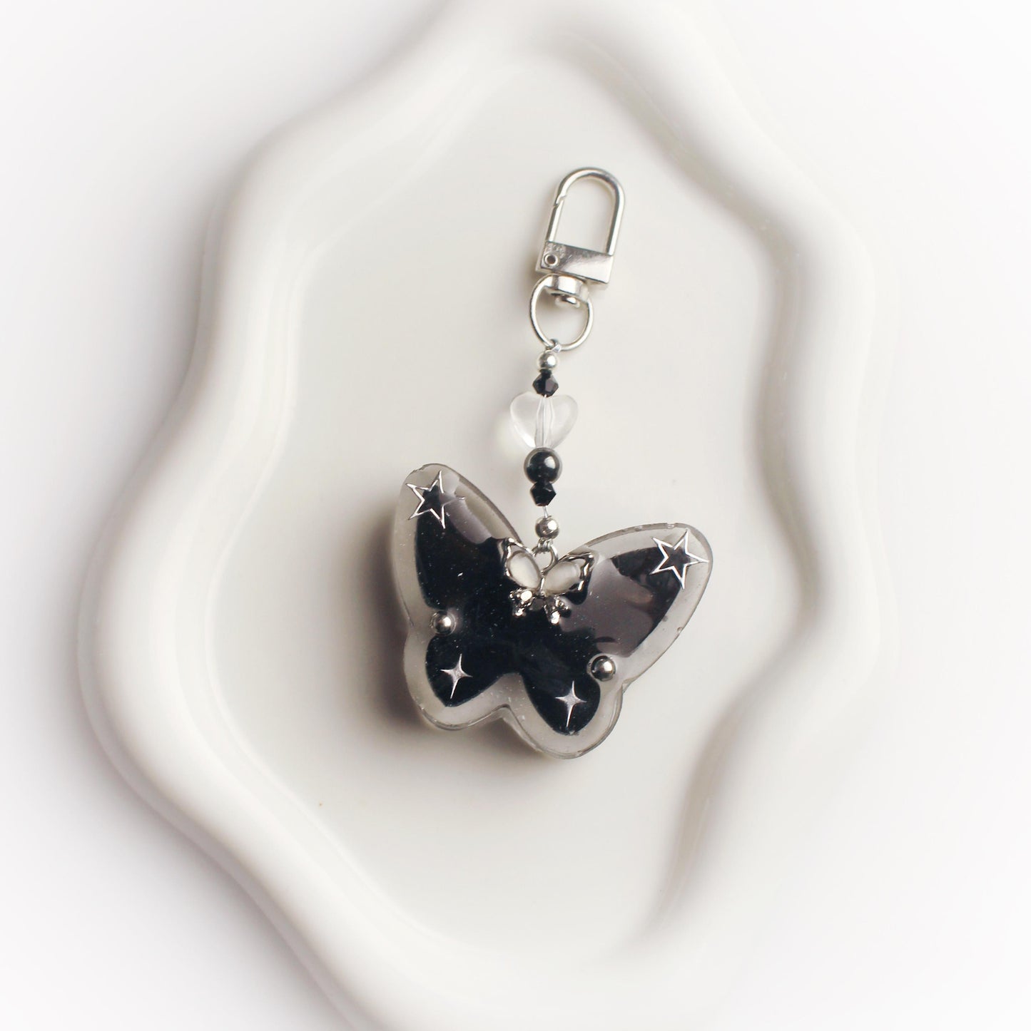 Custom butterfly keychain