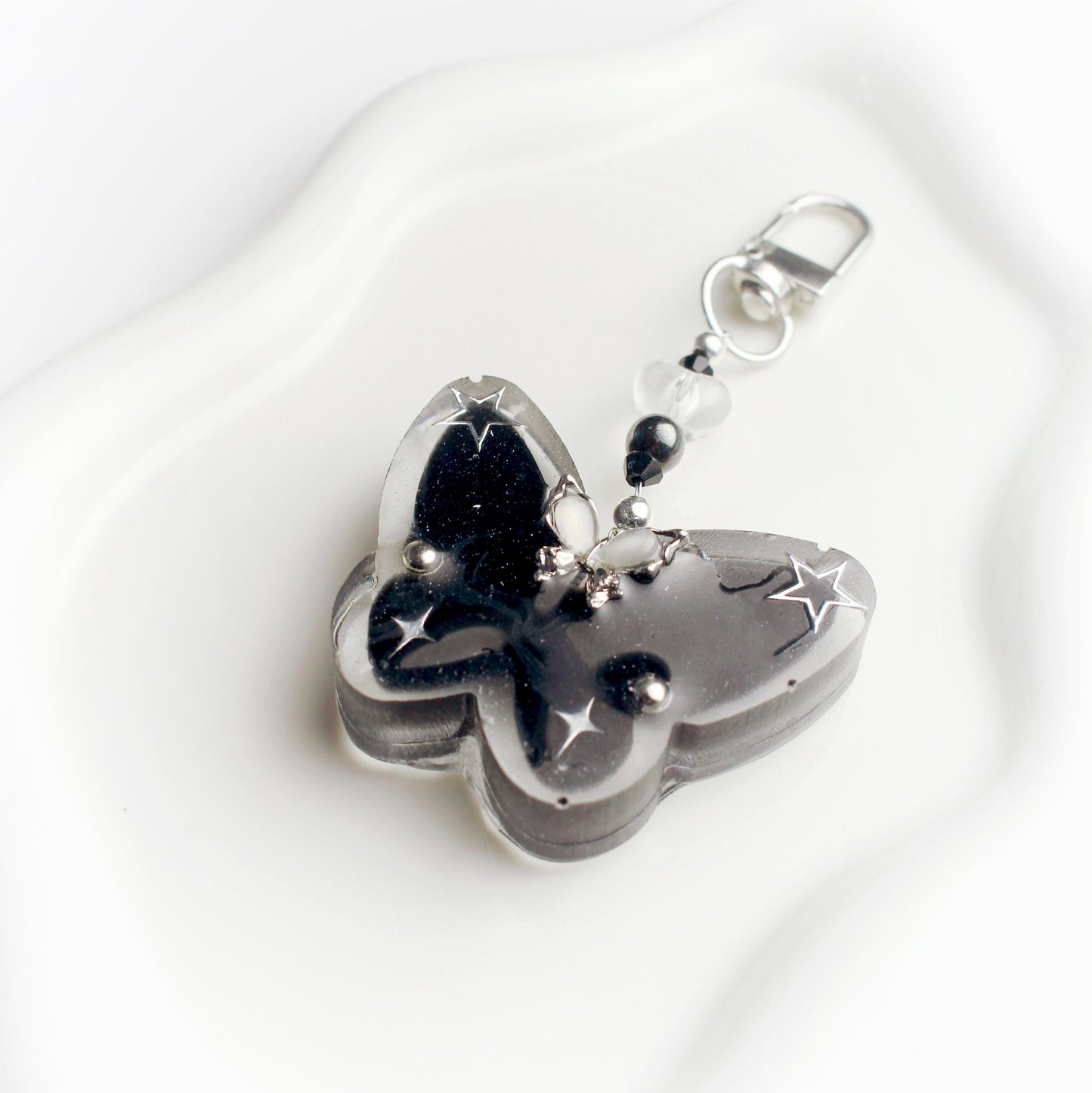 Custom butterfly keychain