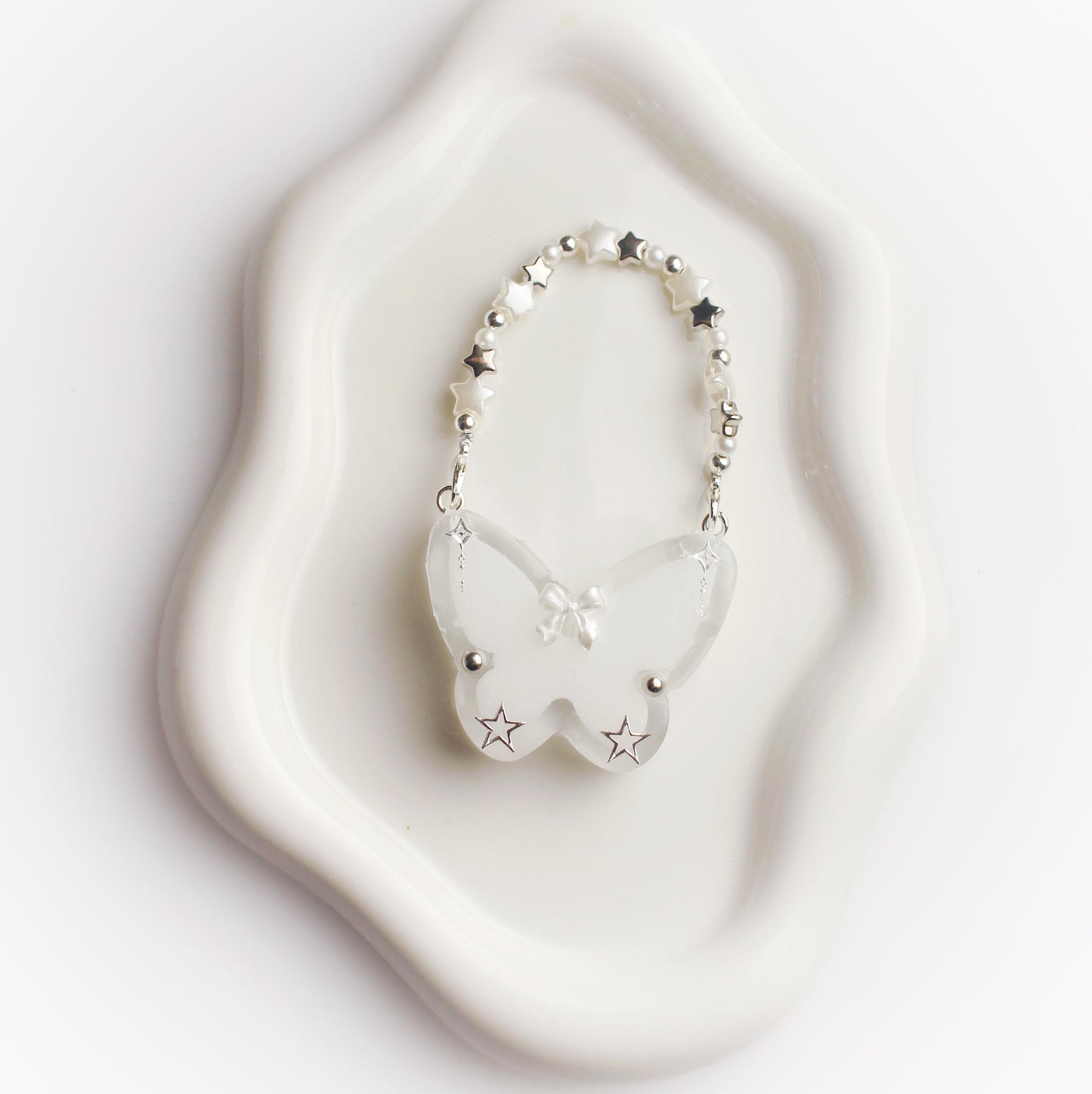 Custom butterfly keychain