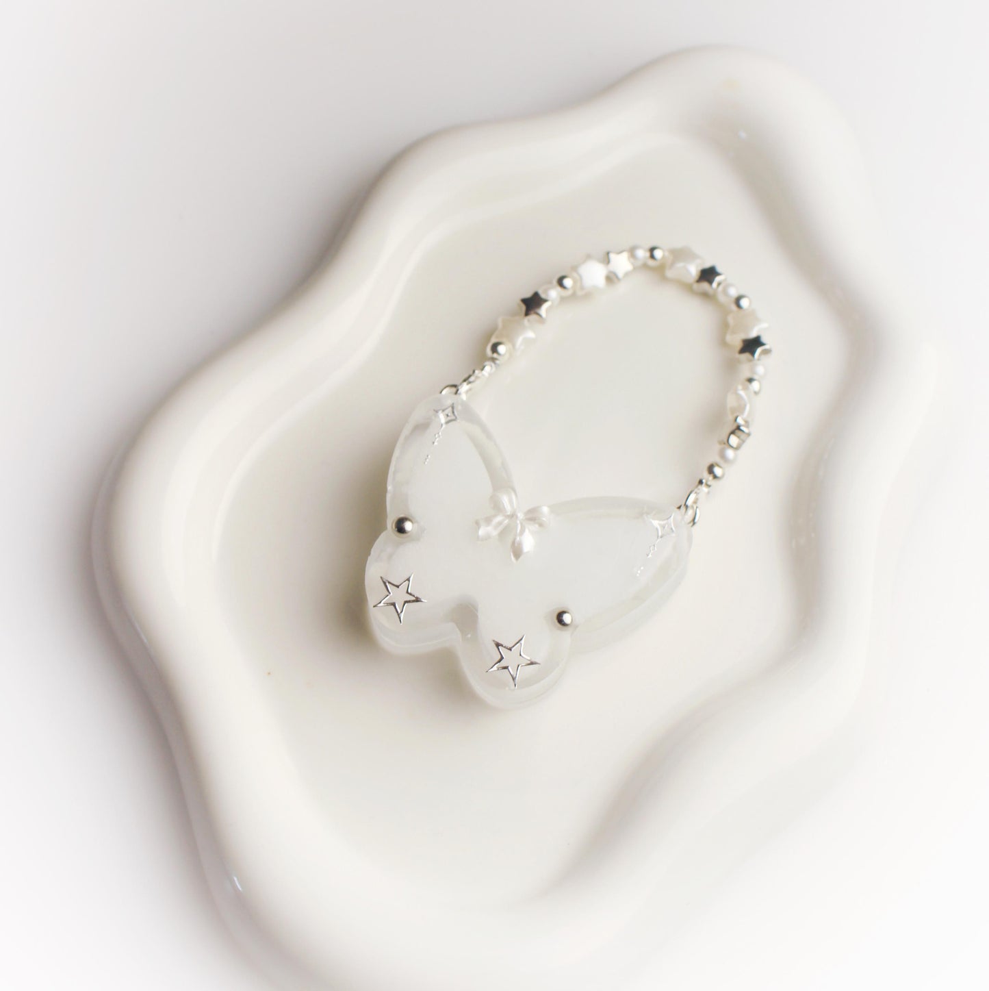 Custom butterfly keychain