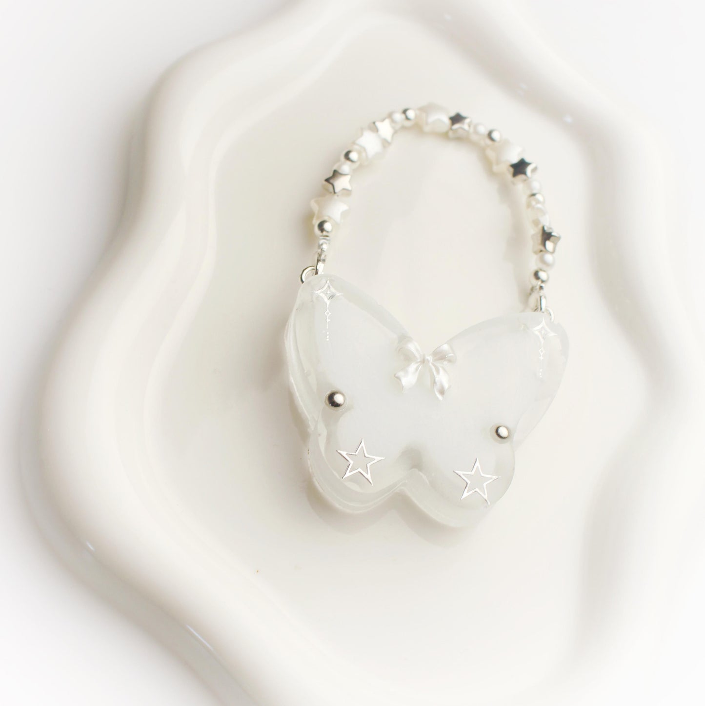 Custom butterfly keychain