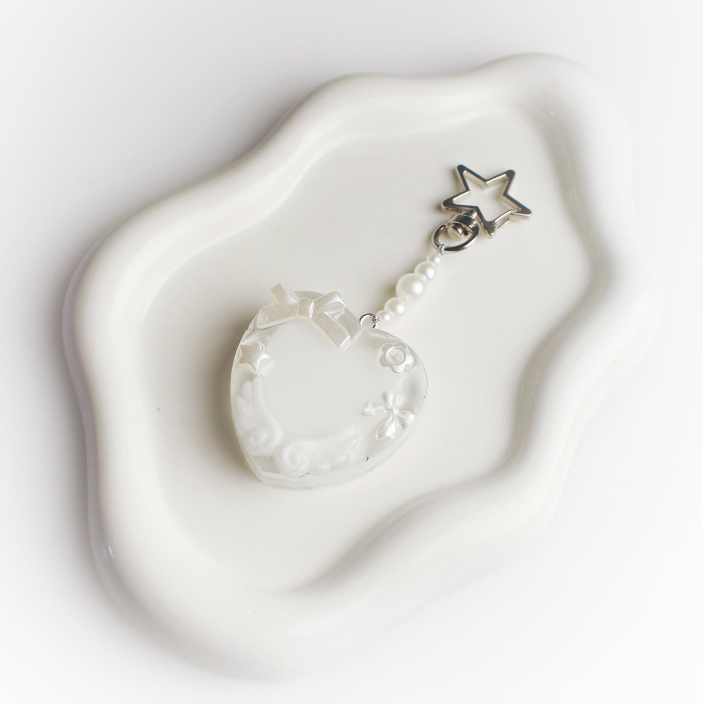 Custom heart keychain