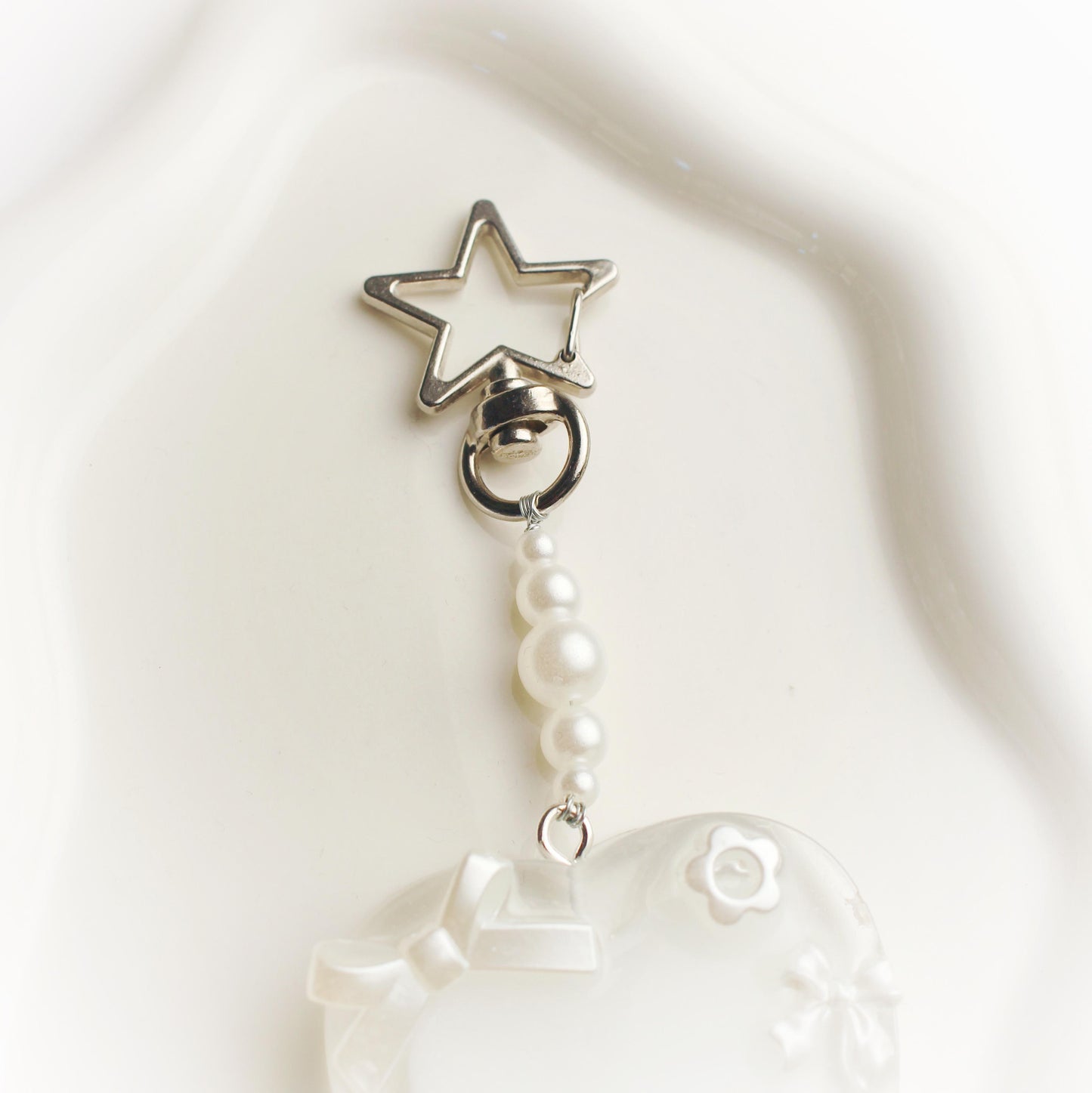 Custom heart keychain