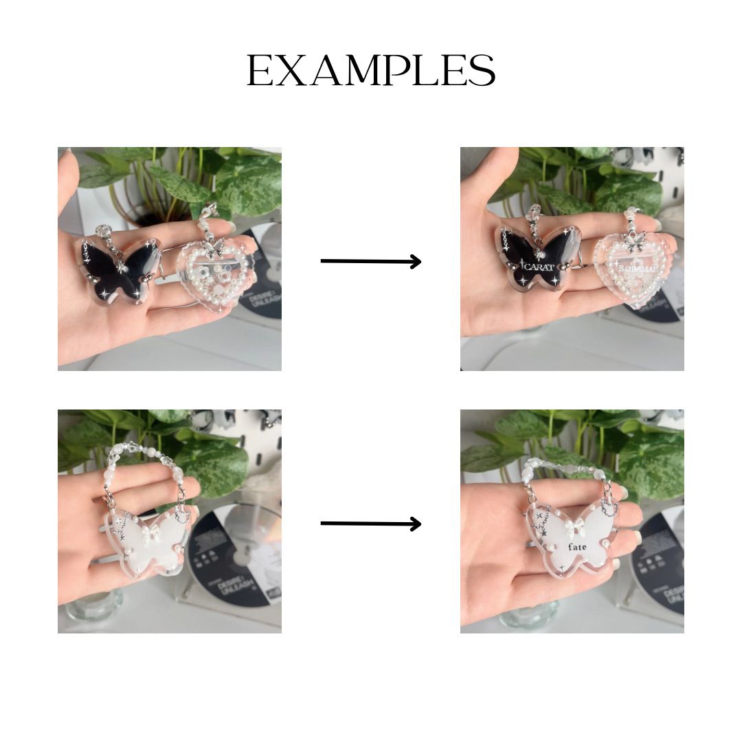 Custom heart resin shaker