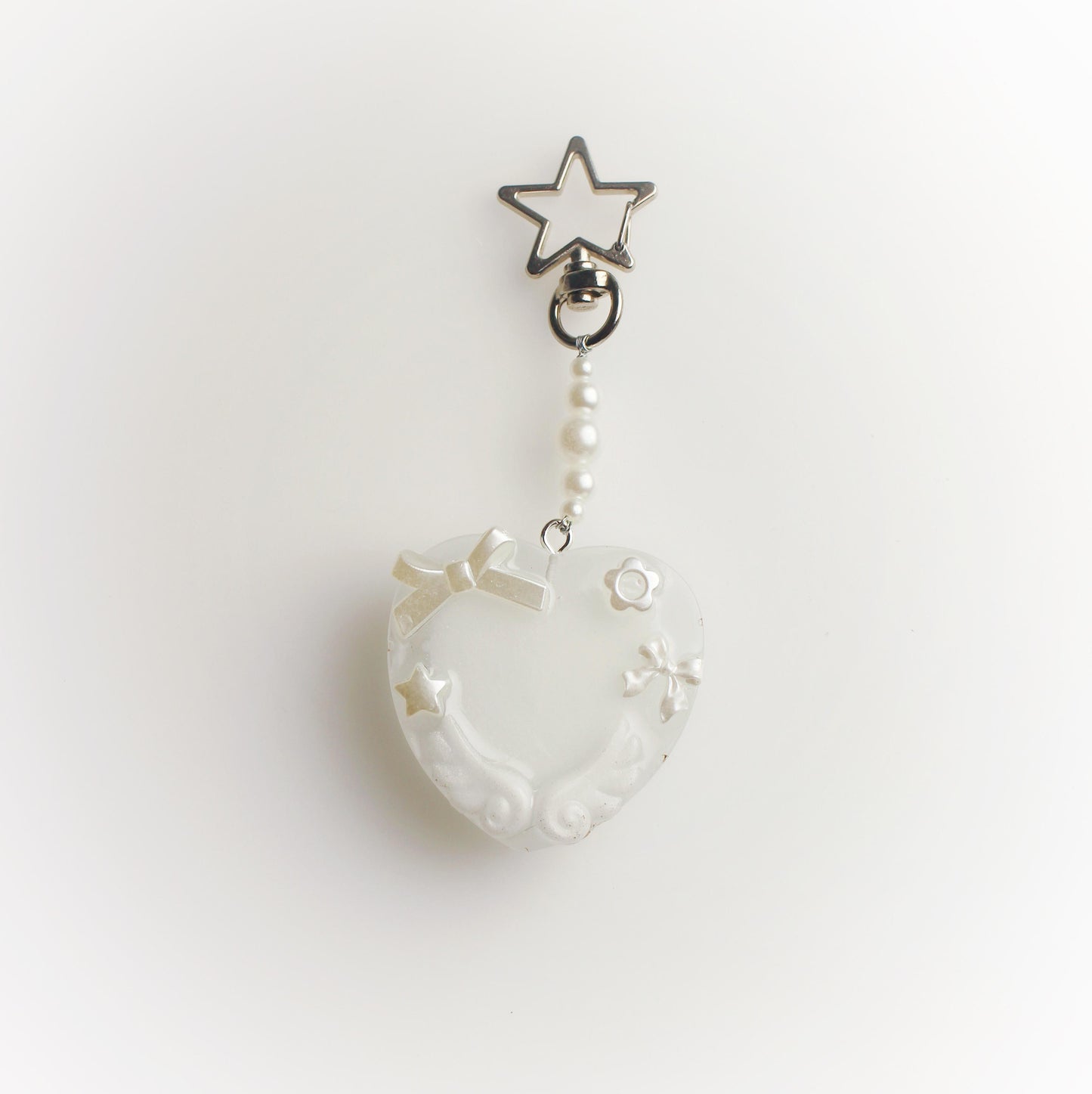 Custom heart keychain