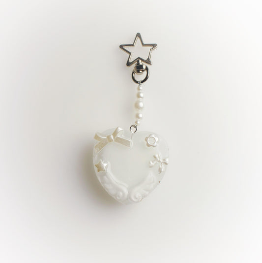 Custom heart keychain