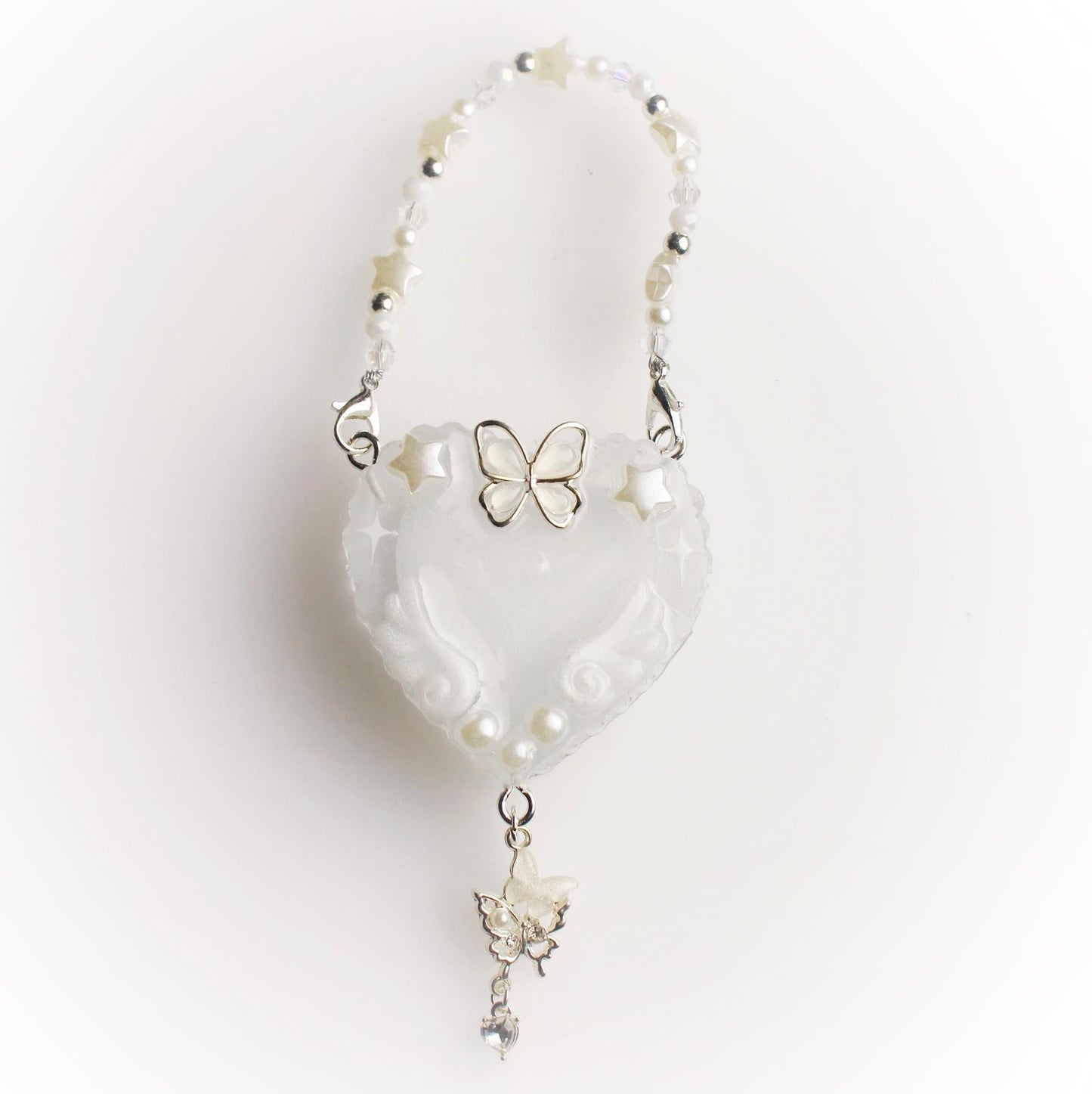 Custom heart keychain