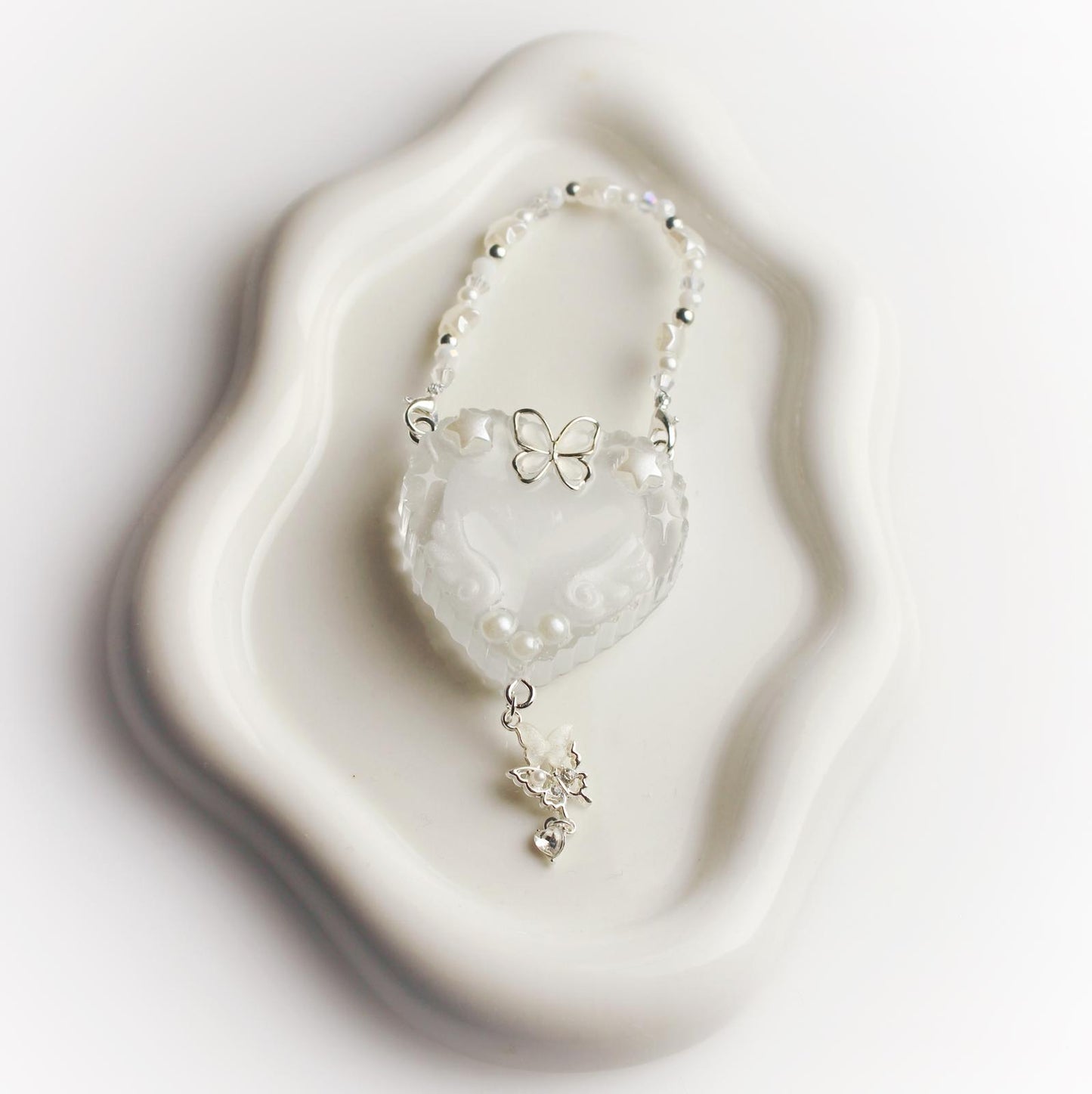 Custom heart keychain