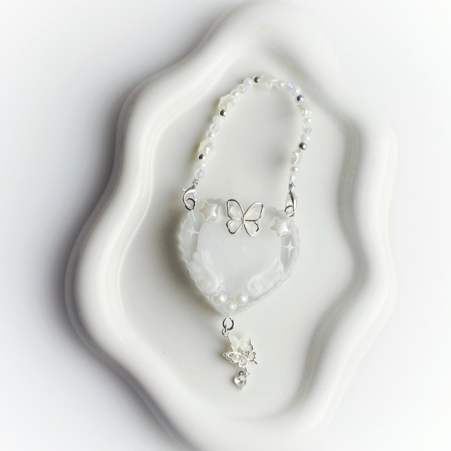 Custom heart keychain