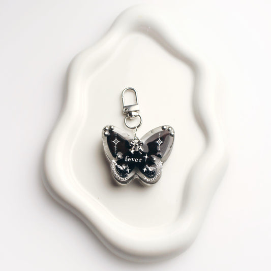 "Fever" butterfly keychain
