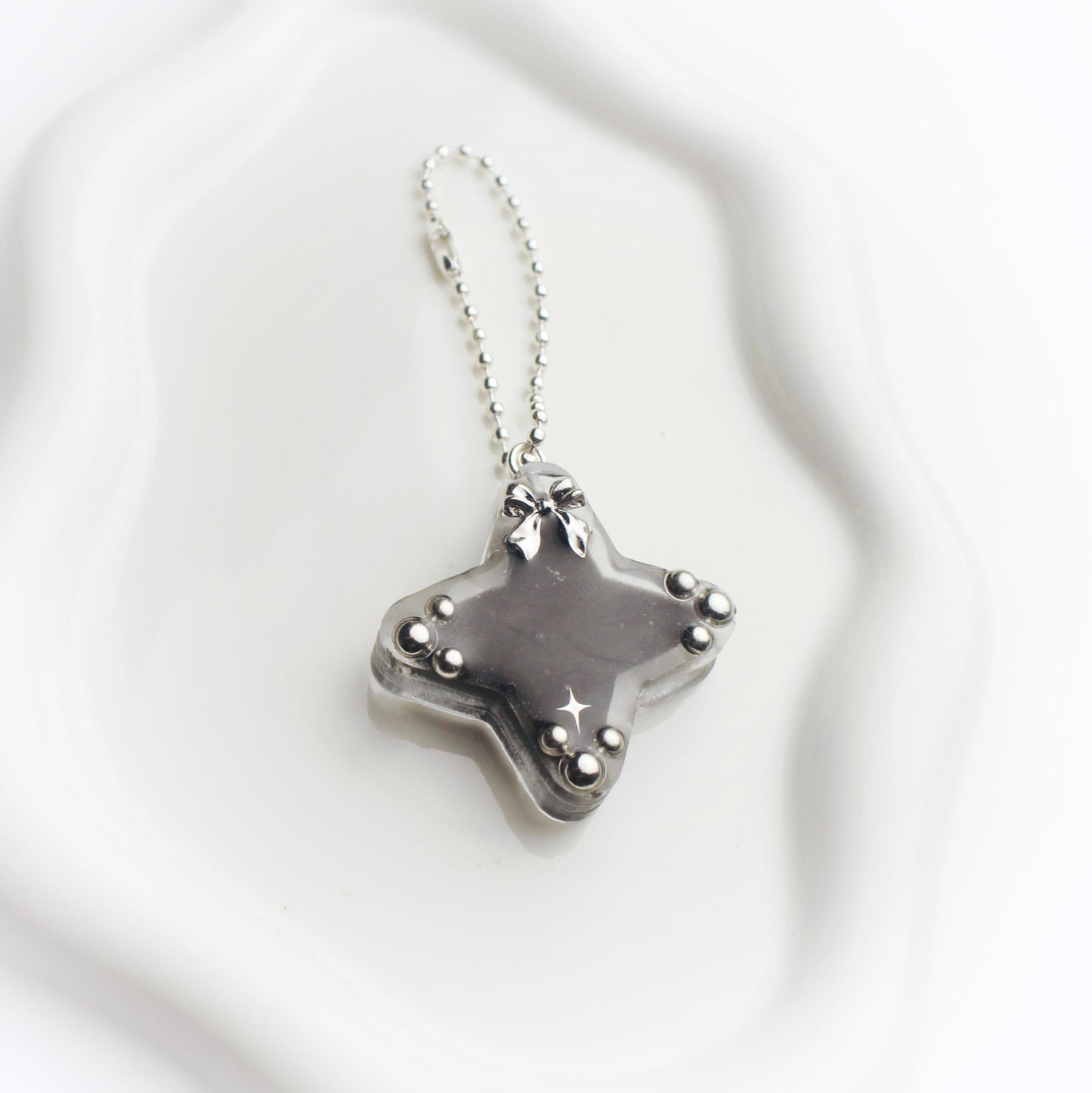 Custom star keychain